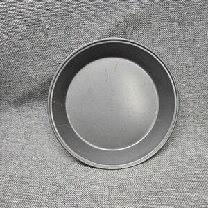 Unbranded Pie Pan Round Non-Stick Baking Dish 9.5in Gray Good‎ Carbon Steel